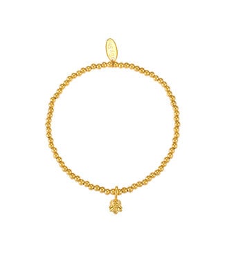 By Shir Armband geboortebloem Mei Lelietje-van-dalen