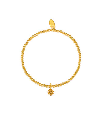 By Shir Armband geboortebloem November Chrysant