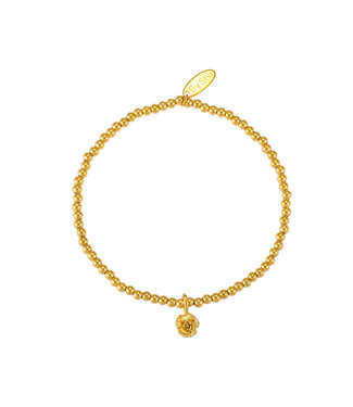 By Shir Armband geboorte bloem Januari Anjer