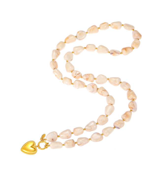 By Shir Ketting exclusive Kralen Bohemian beige