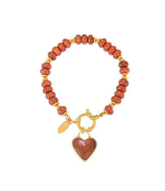 By Shir Luxury Boho Goldstone Bracelet