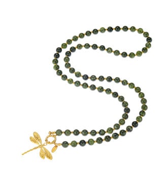 By Shir Ketting exclusive kralen Bohemian groen