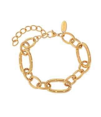 By Shir Armband luxe schakel Rosie