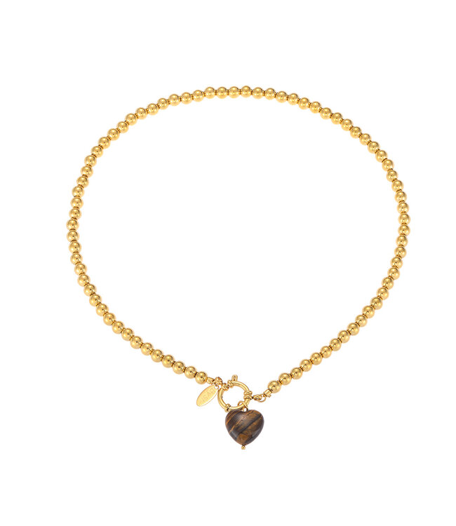 By Shir Kette Luxus Sweetheart Tigerauge