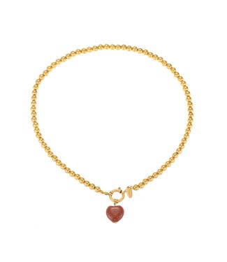 By Shir Ketting luxe Sweetheart Goudsteen