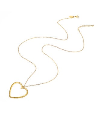 By Shir Ketting luxe lang open hart