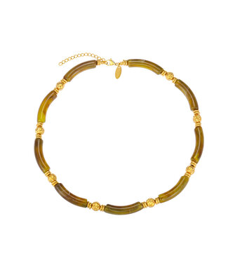 By Shir Ketting luxe Eqypt Olijfgroen