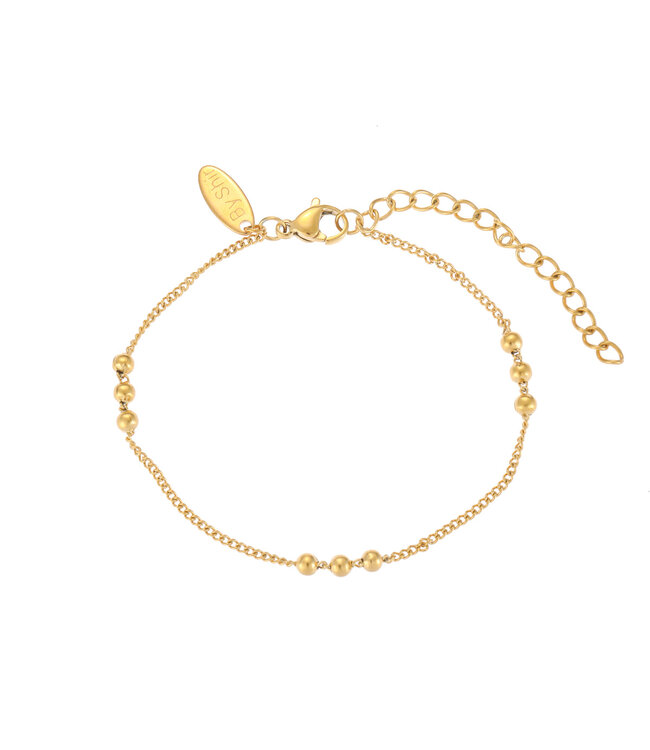 By Shir Stainless Steel Dot Bracelet