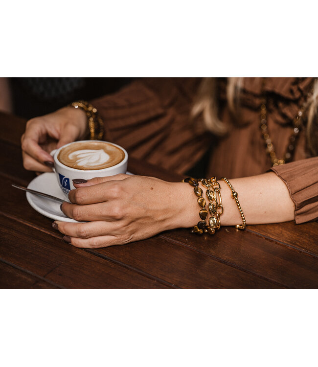 By Shir Stainless steel chain bracelet Rosie