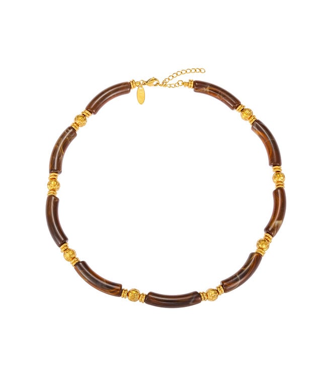 By Shir Luxus Kette Ägypten Braun