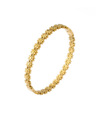 By Shir Armband luxe bangle kleine bloemen