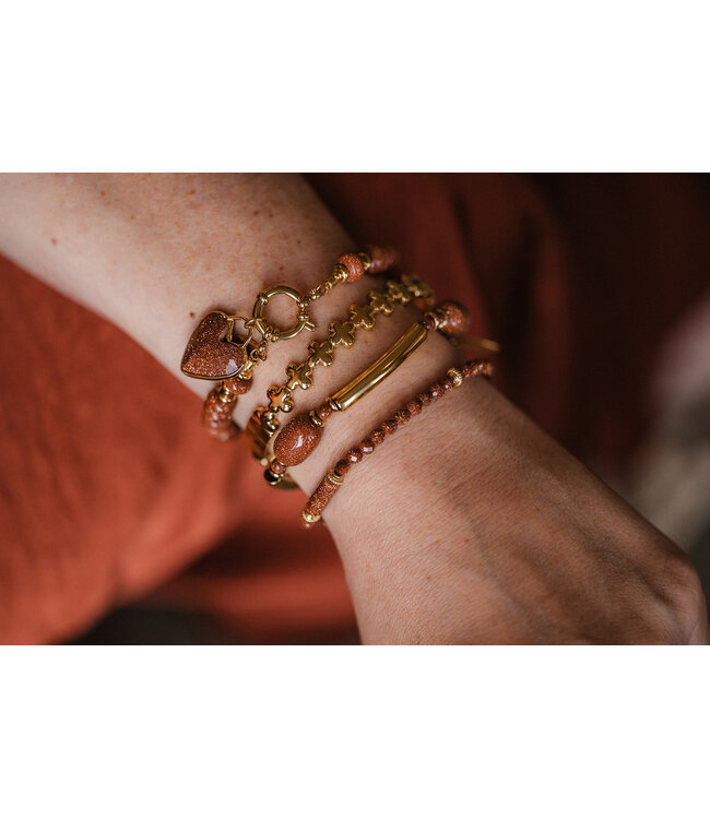 By Shir Luxury clover bangle bracelet