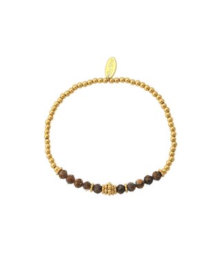 By Shir Bracelet beads Bohemian Tiger eye