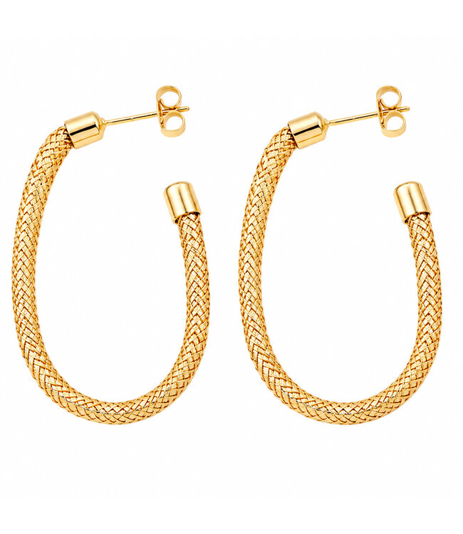 By Shir Luxury Oval Urban Earrings
