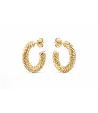 By Shir Oorbellen klein Twist hoop