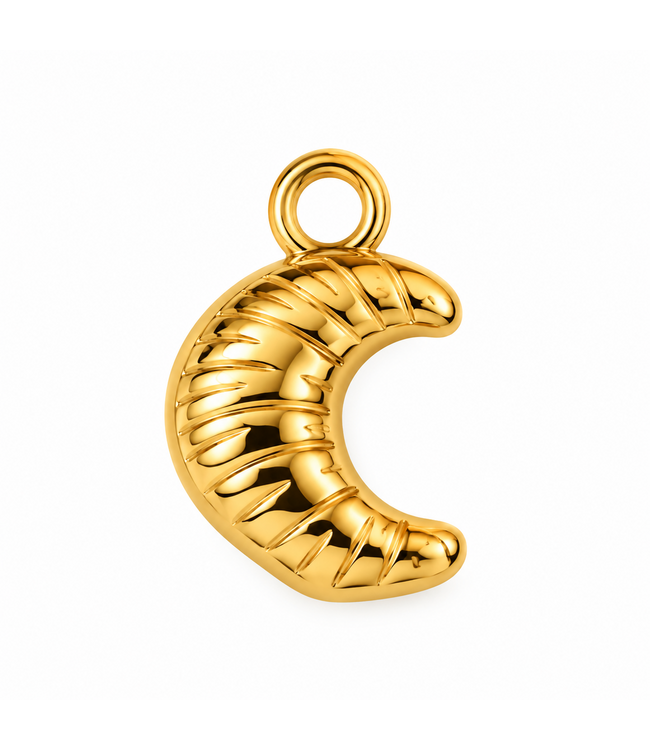By Shir Bracelet beads with letter stainless steel (gold plated)