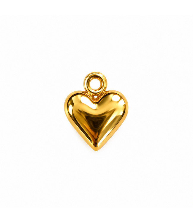 By Shir Armband  kraaltjes met letter goud (verguld)