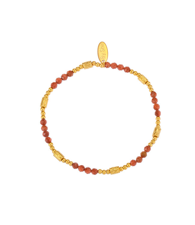 By Shir Armband Perlen Tube Goldstein