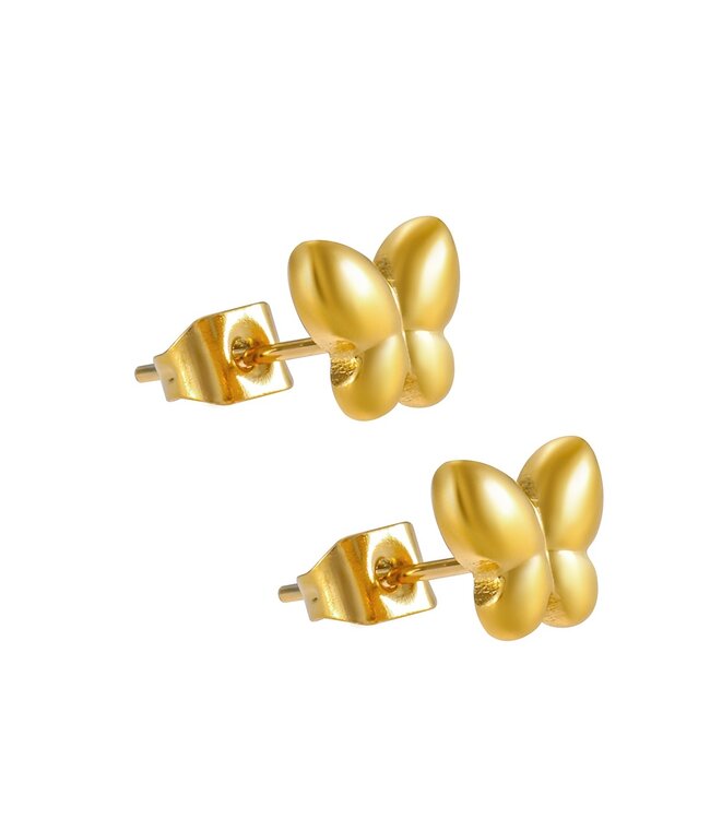 By Shir Butterfly stud earring