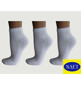 Naft Naft 3 paar korte sport sokken met badstof zool