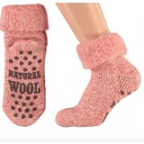 Apollo Dames huissokken met anti slip Apollo Dames huissokken met anti slip