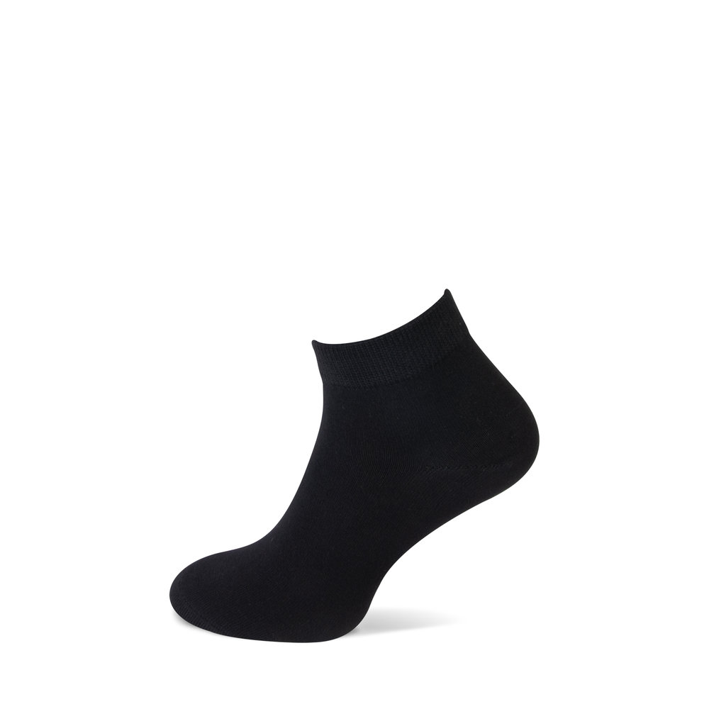 Basset 2 Paar Bamboo Sneakersokken in het Wit of Zwart