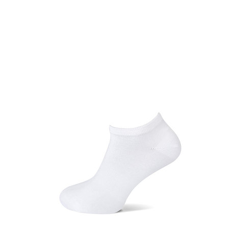 Basset 2 Paar Bamboo Sneakersokken in het Wit of Zwart