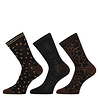 Teckel 3-Pack Damessokken - Dierenprints Teckel 3-Pack Damessokken - Dierenprints