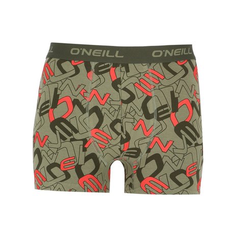 O'Neill 3-Pack Heren boxershorts van O'Neill - 1x Logo Army Green & 2x Plain O'Neill 3-Pack Heren boxershorts van O'Neill - 1x Logo Army Green & 2x Plain