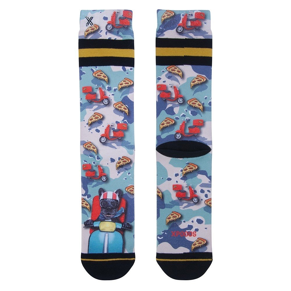 Xpooos XPOOOS Sokken Thema: Pizza King Xpooos XPOOOS Sokken Thema: Pizza King