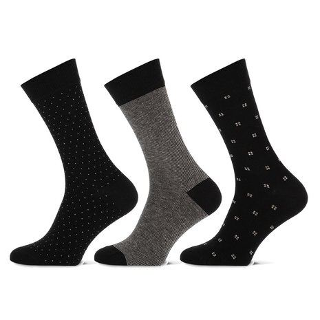 Teckel 3-Paar Herensokken - Marine Blauw met motief Teckel 3-Paar Herensokken - Marine Blauw met motief