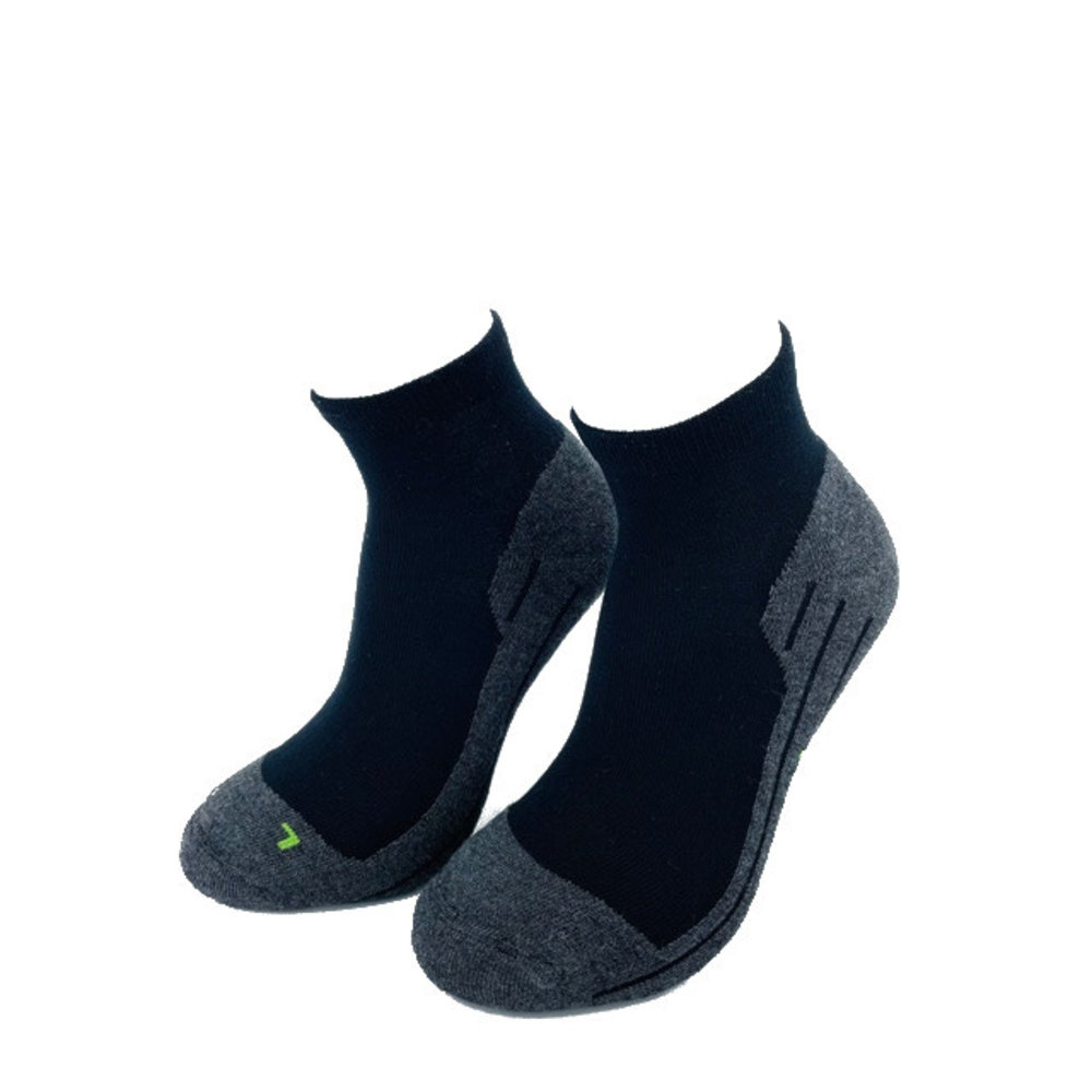 Boru Bamboo Boru Biker Bamboo Korte Wandelsokken met Badstof zool