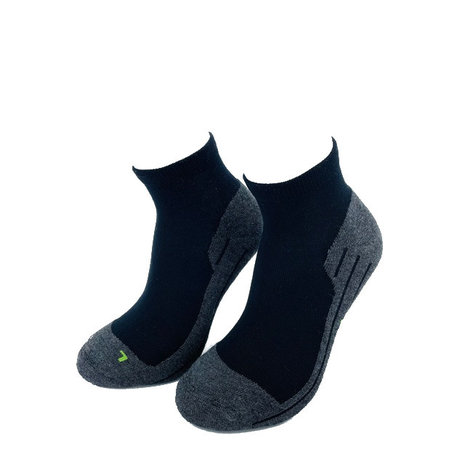 Boru Bamboo Boru Biker Bamboo Korte Wandelsokken met Badstof zool