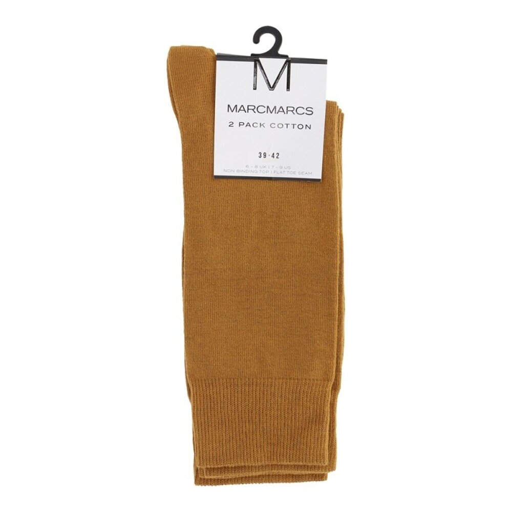 Marcsmarcs 2-Paar Oker Kleur Sokken - 75% Katoen Marcsmarcs 2-Paar Oker Kleur Sokken - 75% Katoen