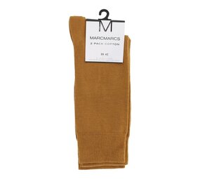Marcsmarcs 2-Paar Oker Kleur Sokken - 75% Katoen Marcsmarcs 2-Paar Oker Kleur Sokken - 75% Katoen