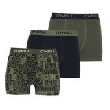 O'Neill 3-Pack Heren boxershorts van O'Neill - AOP logo & Plain O'Neill 3-Pack Heren boxershorts van O'Neill - AOP logo & Plain