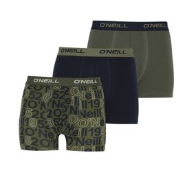 O'Neill 3-Pack Heren boxershorts van O'Neill - AOP logo & Plain O'Neill 3-Pack Heren boxershorts van O'Neill - AOP logo & Plain