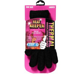 Heatkeeper Heatkeeper Thermo Handschoenen Dames Chenille Zwart
