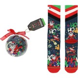 Xpooos XPOOOS Kerstbal met sokken - Kerstman in de Ruimte