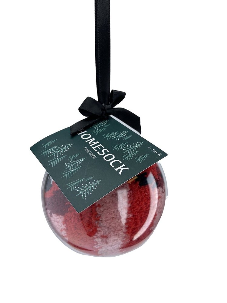 Homesocks Homesocks - 3 x Kerstbal met Sokken