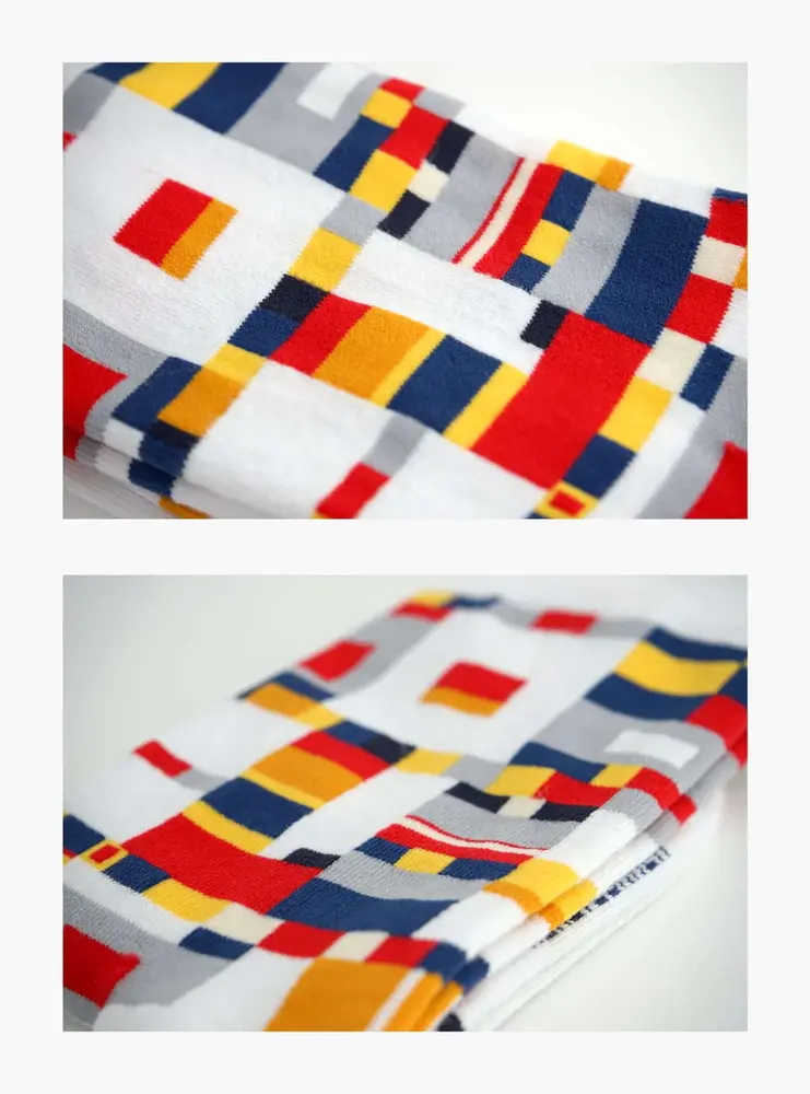 Kunstsokken Piet Mondriaan - Victory Boogie Woogie