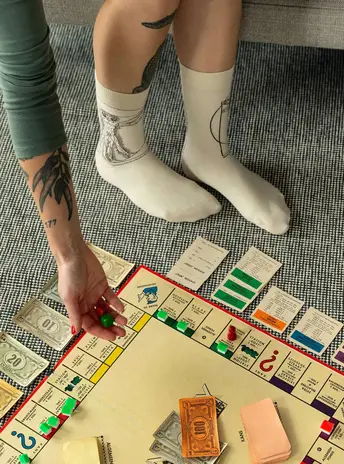 Kunstsokken Leonardo Da Vinci - Vitruvian man Kunstsokken Leonardo Da Vinci - Vitruvian man