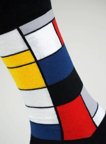 Kunstsokken Compositie A - Piet Mondriaan Kunstsokken Compositie A - Piet Mondriaan