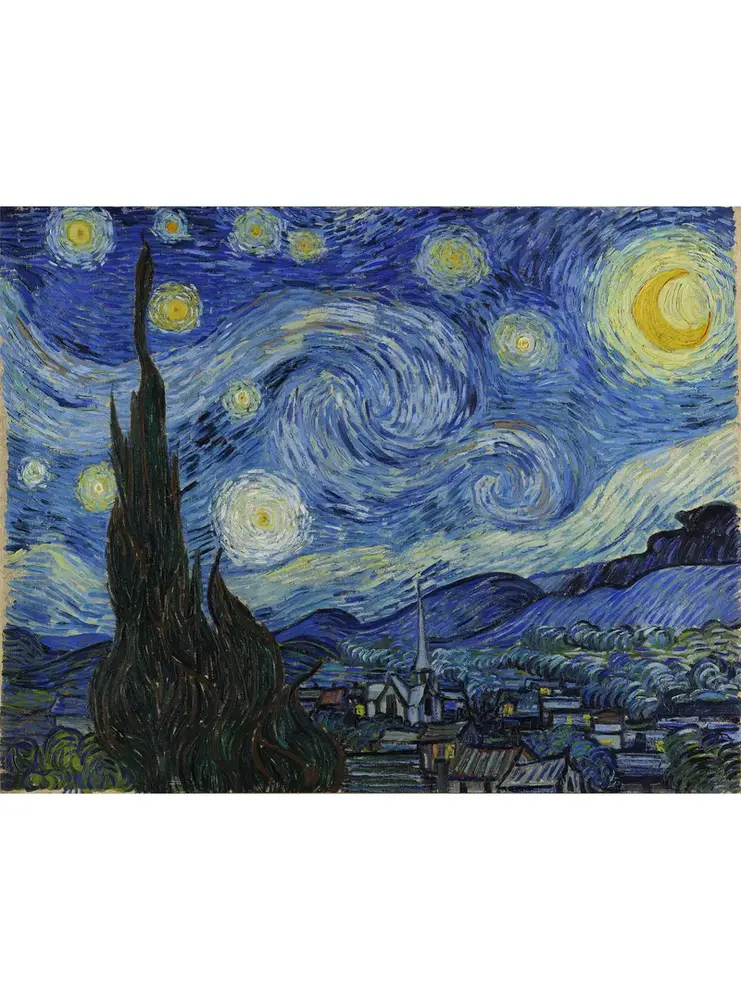 Kunstsokken De Sterrennacht - Vincent van Gogh - Maat 41/46