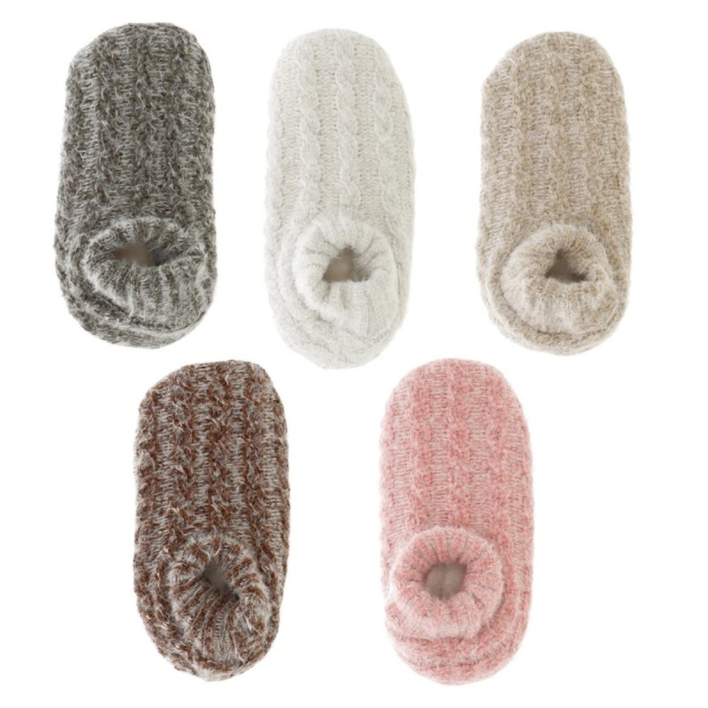 Basset Huissokken van chenille met ABS/Anti-Slip Basset Huissokken van chenille met ABS/Anti-Slip