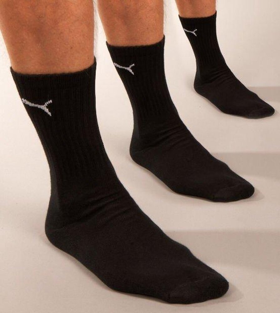 Puma 3 Paar Puma Regular Unisex Sport Sokken in meerdere kleuren en maten Puma 3 Paar Puma Regular Unisex Sport Sokken in meerdere kleuren en maten