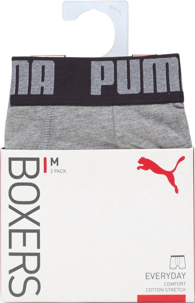 Puma 2-pack Puma Men Everyday Basic Boxers Gray Puma 2-pack Puma Men Everyday Basic Boxers Gray
