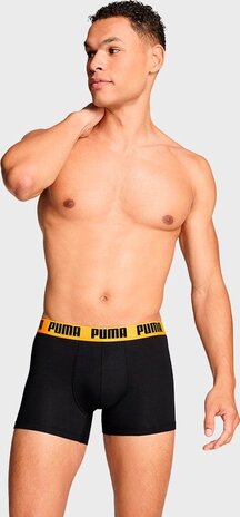 Puma 2-pack Puma Men Everyday Basic Boxers Black-Pop