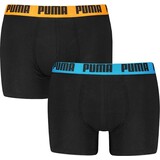 Puma Puma Men 2-Pack Everyday Basic Boxers Black-Pop Puma Puma Men 2-Pack Everyday Basic Boxers Black-Pop
