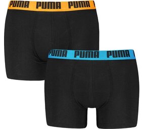 Puma Puma Men 2-Pack Everyday Basic Boxers Black-Pop Puma Puma Men 2-Pack Everyday Basic Boxers Black-Pop